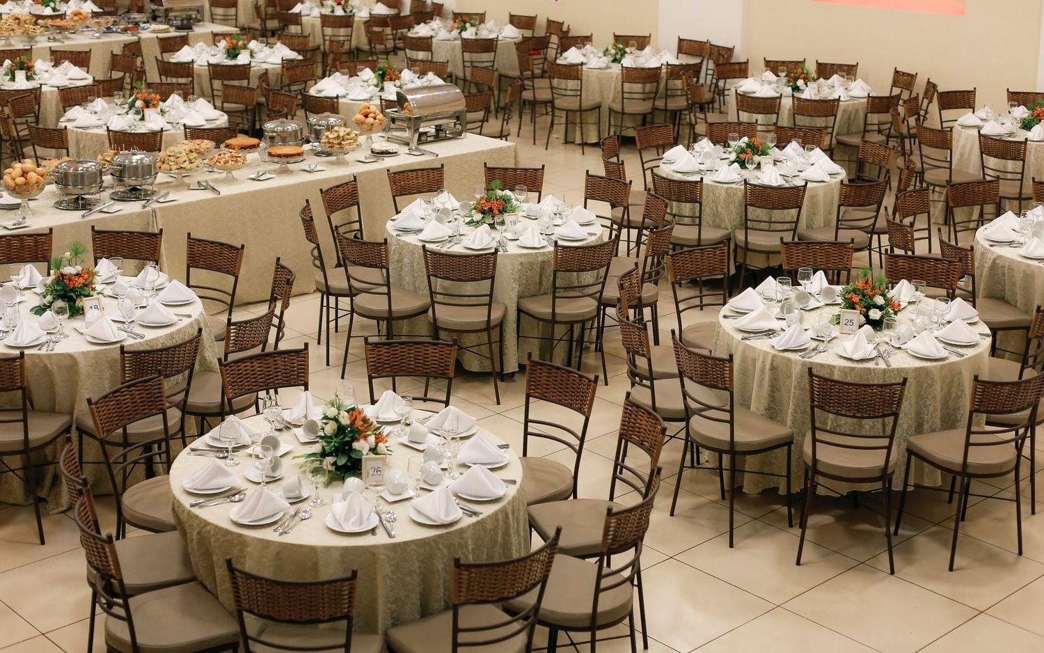 Salón de banquetes para celebraciones